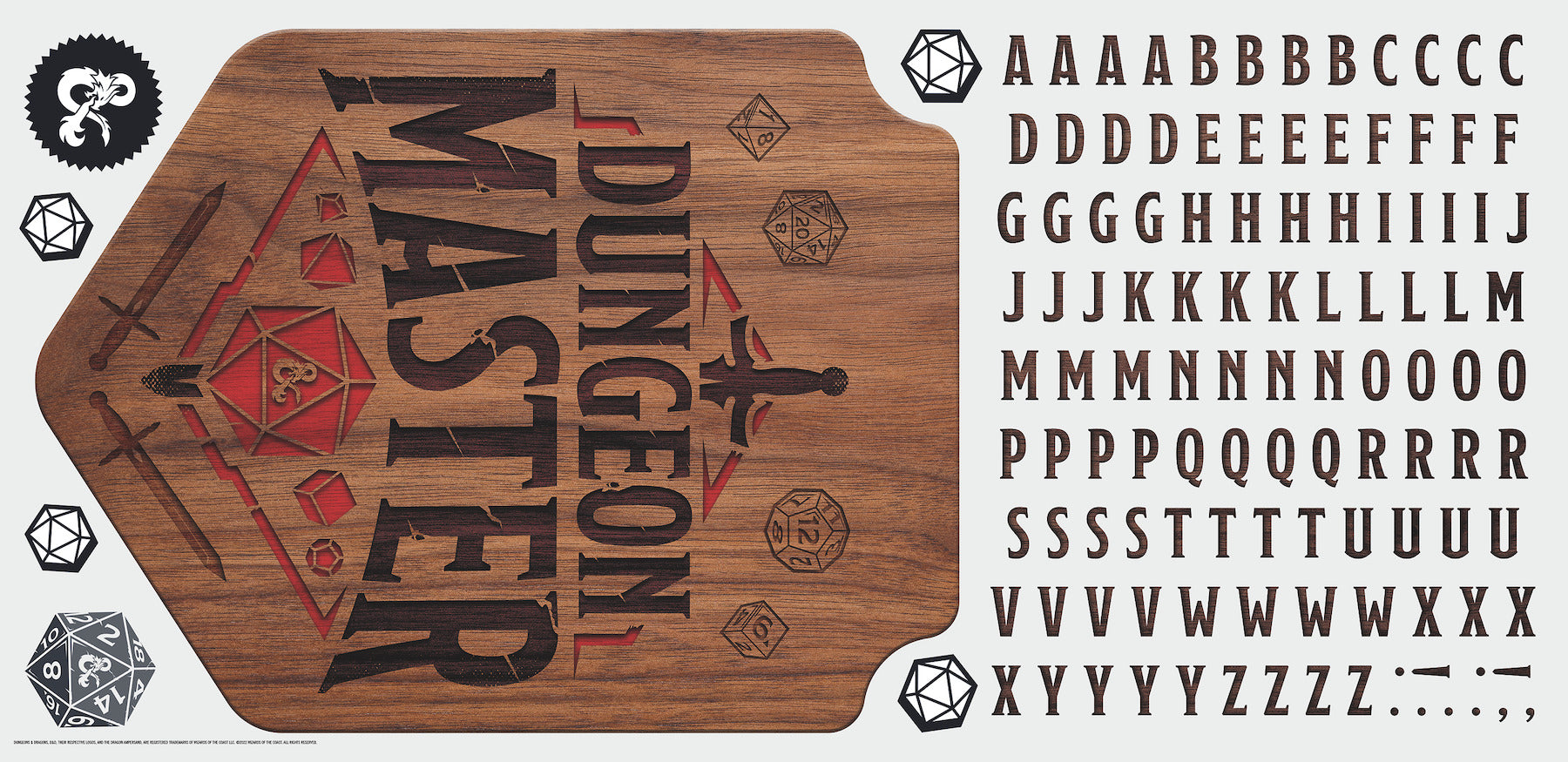 Dungeons & Dragons Dungeon Master Wall Decals by WallPops