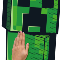 Minecraft Creeper Giant Wall Decals - how to stick