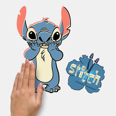 Stitch Surf's Up Wall Decals - how to stick
