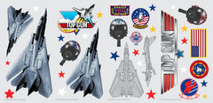 Top Gun Wall Decals - panels