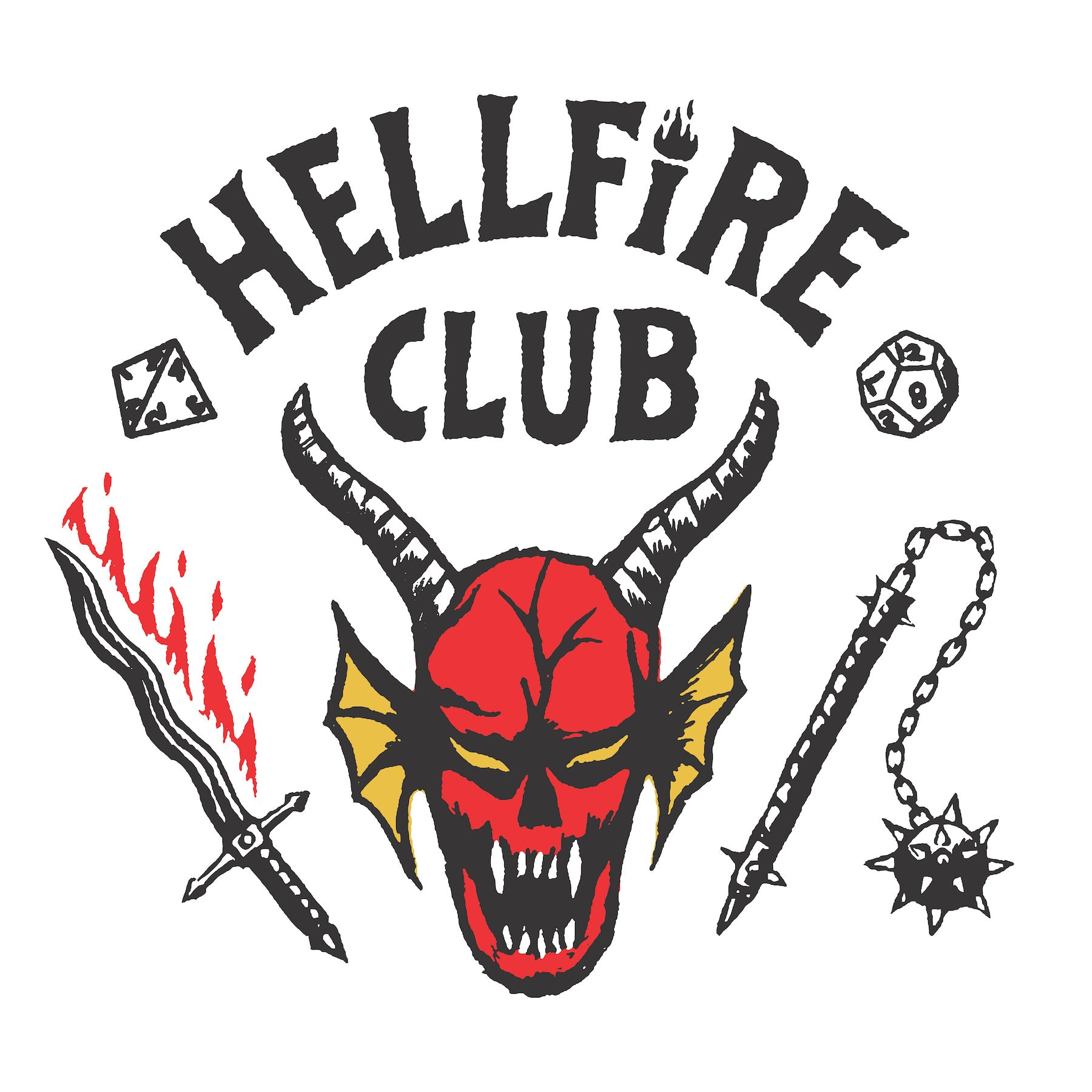 Stranger Things Hellfire Club Giant Wall Decals by WallPops