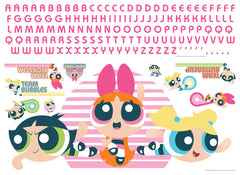 Powerpuff Girls Giant Alphabet Personalization Wall Decals by WallPops