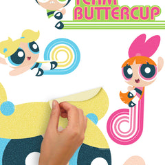 Powerpuff Girls Giant Alphabet Personalization Wall Decals - how to peel