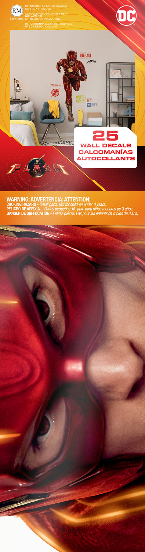 The Flash Wall Decals - packaging