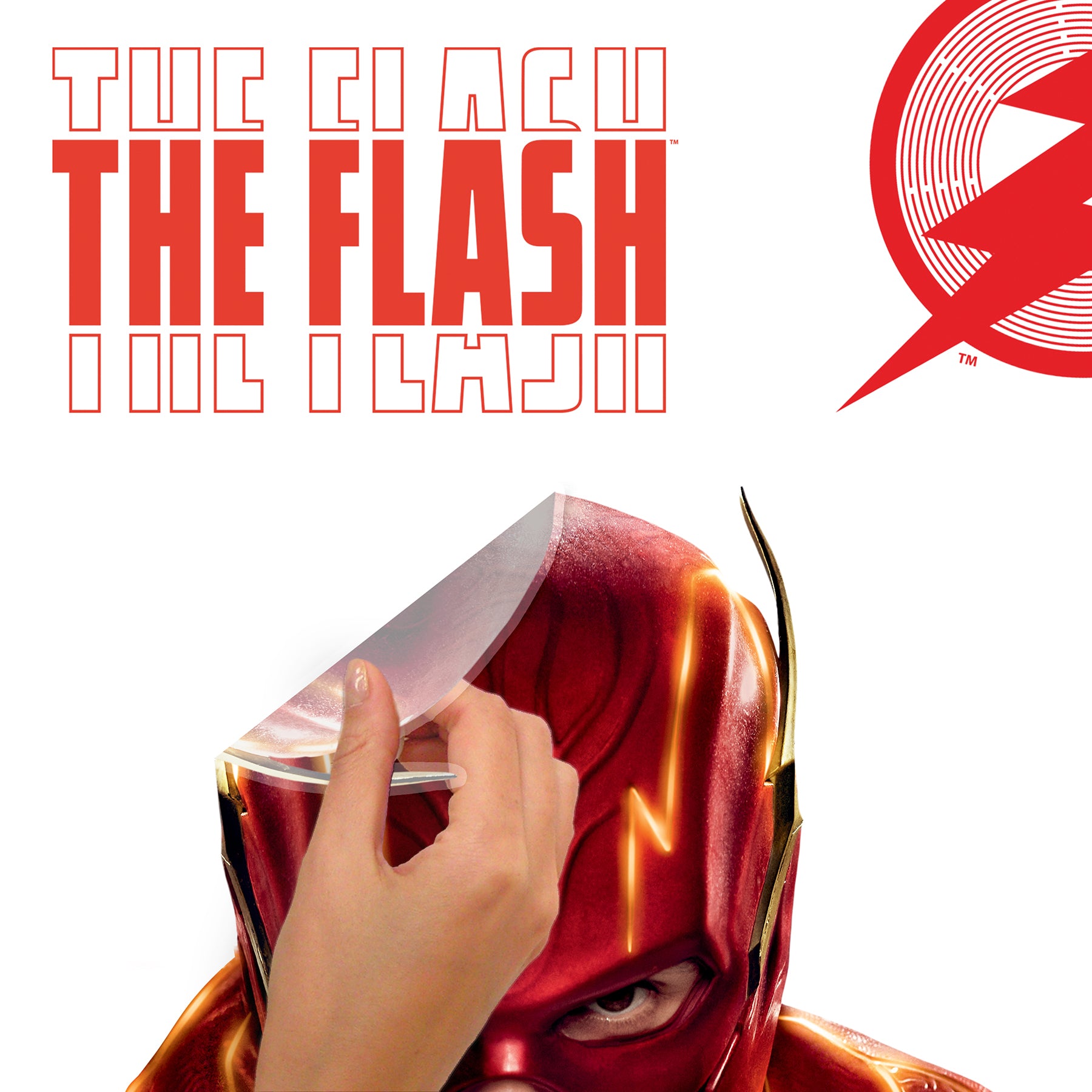 The Flash Wall Decals - how to peel