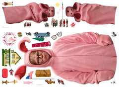 A Christmas Story Ralphie Bunny Suit Giant Wall Decals - panels