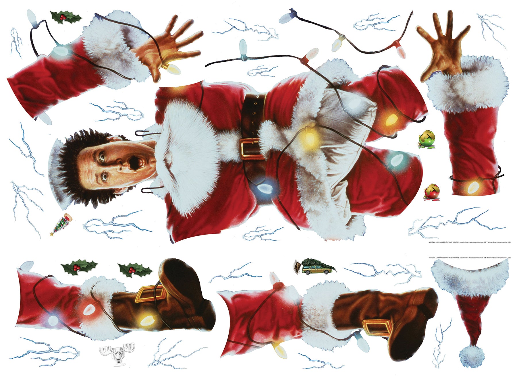 National Lampoon's Christmas Vacation Giant Wall Decals - panels