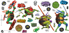 Teenage Mutant Ninja Turtles Mutant Mayhem Characters Wall Decals - dimensions