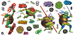 Teenage Mutant Ninja Turtles Mutant Mayhem Characters Wall Decals by WallPops