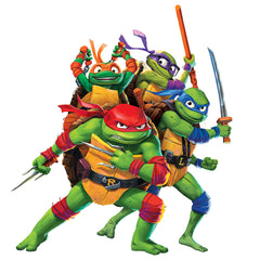 Teenage Mutant Ninja Turtles Mutant Mayhem Group Giant Wall Decals - dimensions