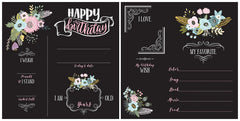 Floral Birthday Chalk by WallPops