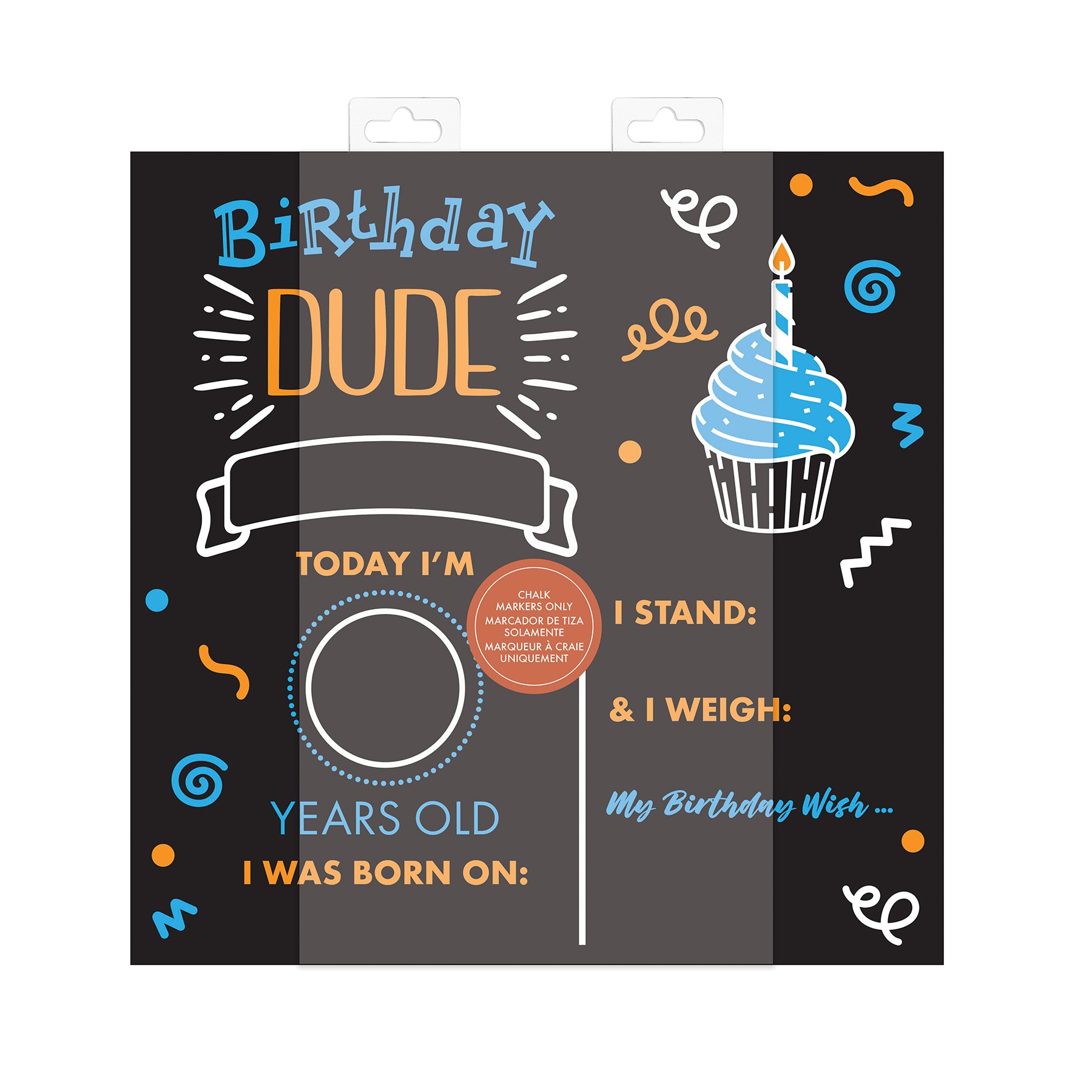 Birthday Dude Chalk - packaging
