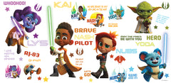 Star Wars Young Jedi Adventures Wall Decals - dimensions
