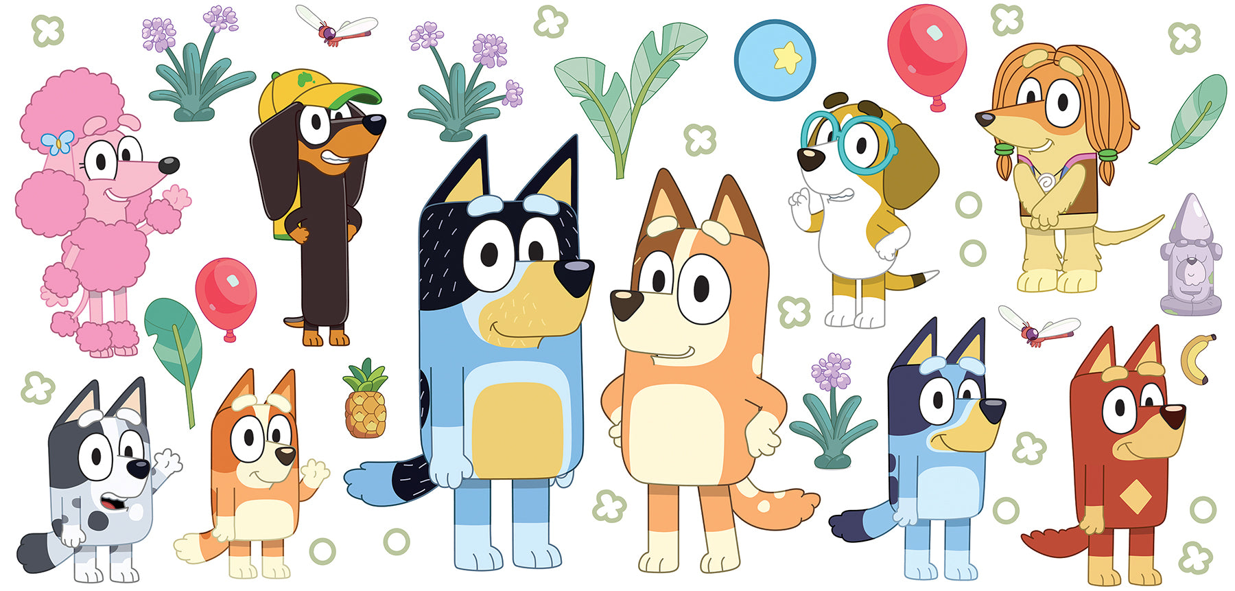 Bluey Family & Friends Wall Decals by WallPops