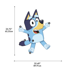 Bluey Character Wall Decals - dimensions
