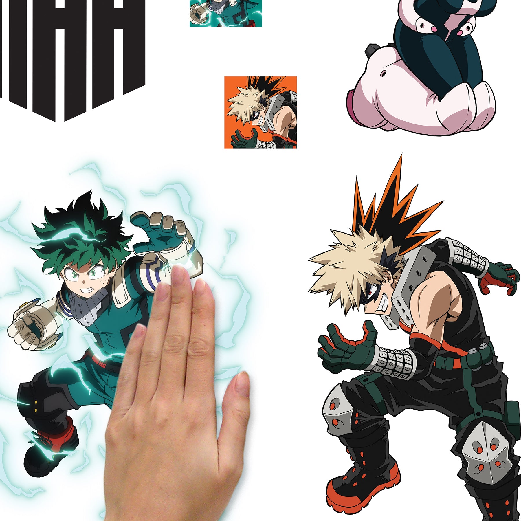 My Hero Academia Wall Decals - how to stick