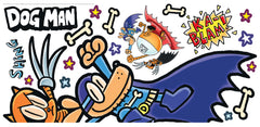 Dog Man Supa Buddies Wall Decals - panels