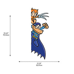 Dog Man Supa Buddies Wall Decals - dimensions