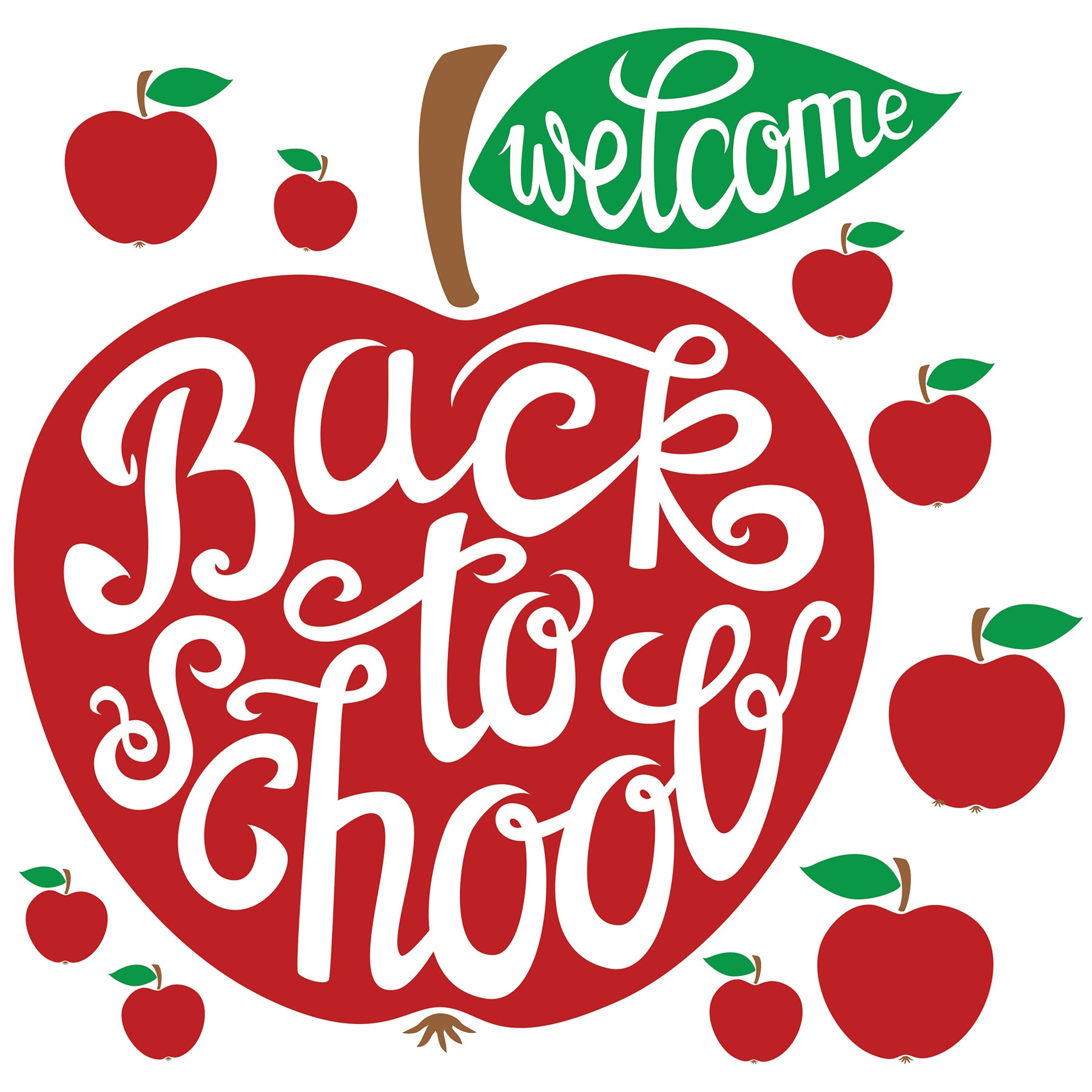 Back to School Apple Wall Decals by WallPops