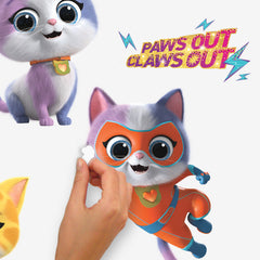 Disney Jr SuperKitties Wall Decals - peel and stick application