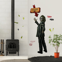 Beetlejuice Wall Decals in a room setting