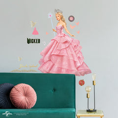 Wicked Glinda Wall Quotes in a room setting