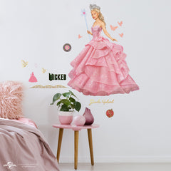 Wicked Glinda Wall Quotes in a room setting