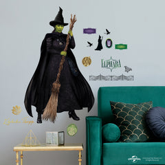 Wicked Elphaba Wall Quotes in a room setting