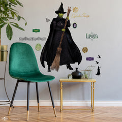 Wicked Elphaba Wall Quotes in a room setting