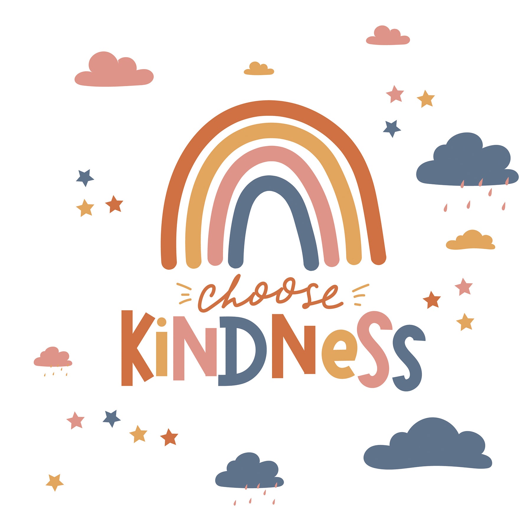 Choose Kindness Rainbow Wall Quotes by WallPops