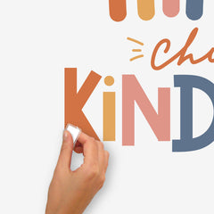 Choose Kindness Rainbow Wall Quotes - how to peel
