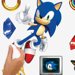 Sonic The Hedgehog Wall Decals - how to peel