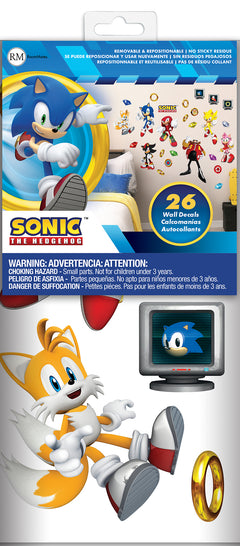 Sonic The Hedgehog Wall Decals - packaging