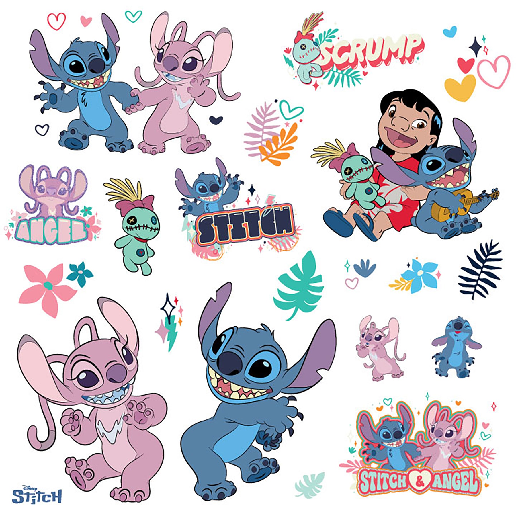 Disney Stitch & Angel Wall Decals by WallPops