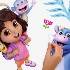 Dora and Friends Wall Decals - peel and stick application