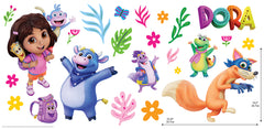 Dora and Friends Wall Decals - dimensions