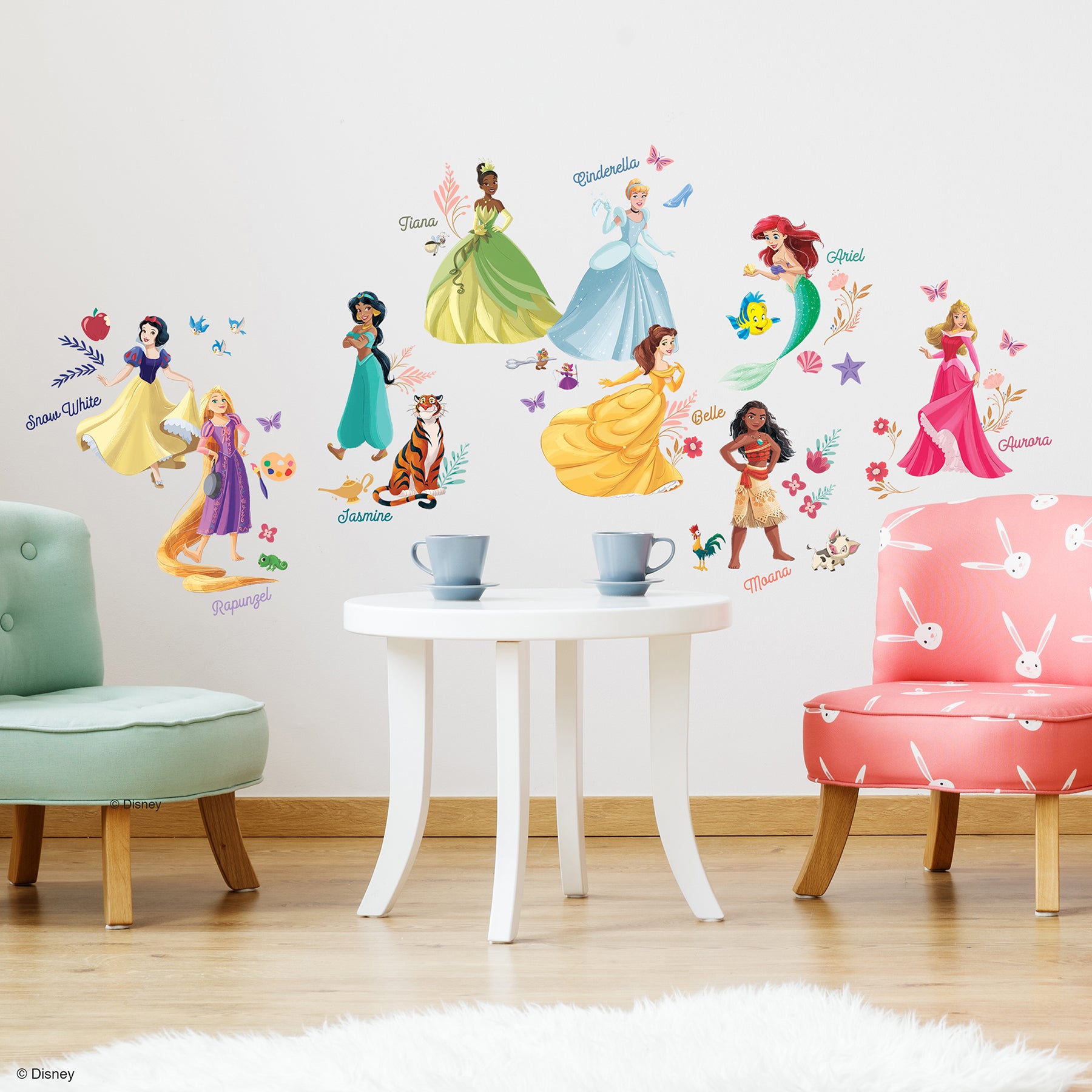 Disney Be Bold Wall Decals in a room setting