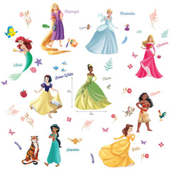Disney Be Bold Wall Decals - dimensions