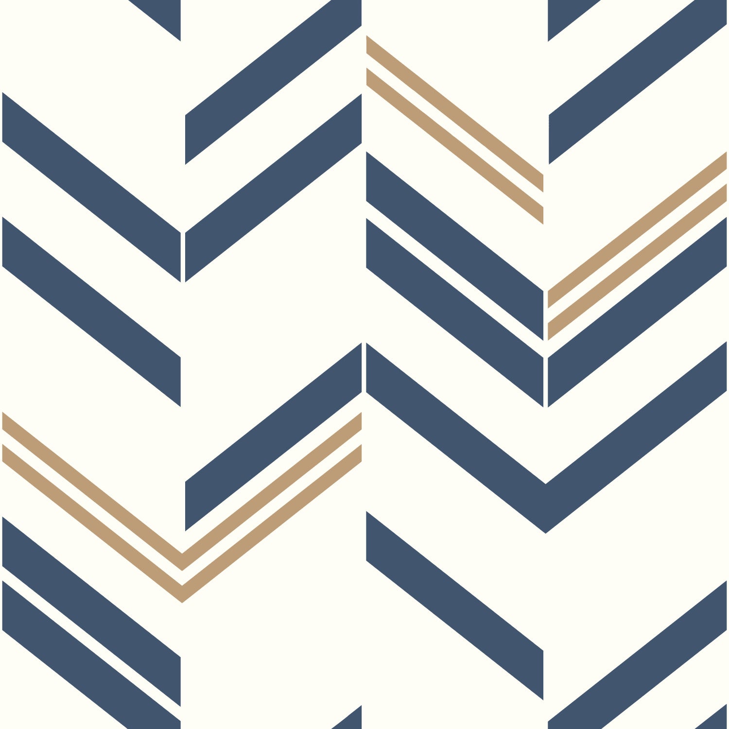 Chevron Stripe Peel and Stick Wallpaper by WallPops