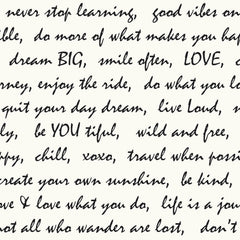 Dream Big Script Peel and Stick Wallpaper by WallPops