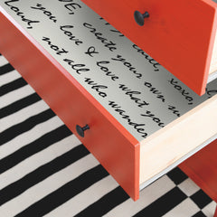 Dream Big Script Peel and Stick Wallpaper in a room setting