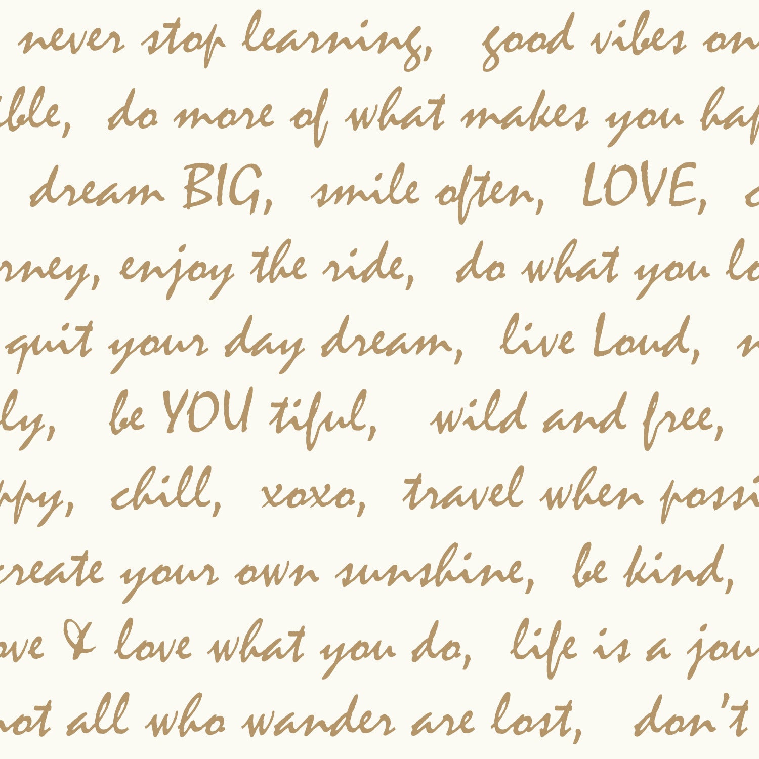 Dream Big Script Peel and Stick Wallpaper by WallPops