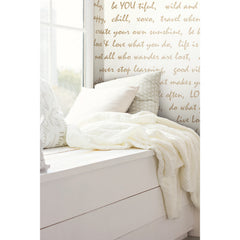 Dream Big Script Peel and Stick Wallpaper in a room setting