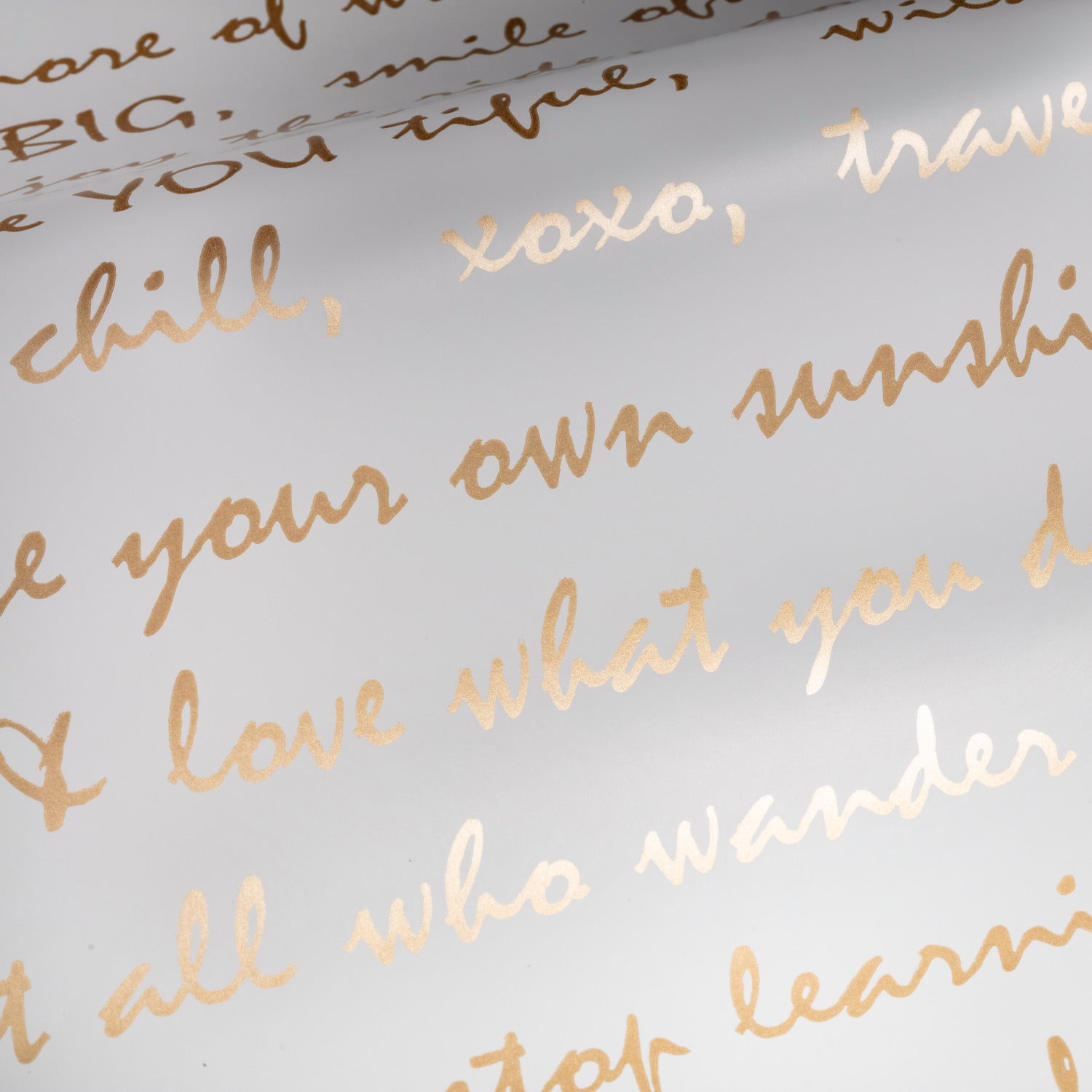 Dream Big Script Peel and Stick Wallpaper pattern close-up