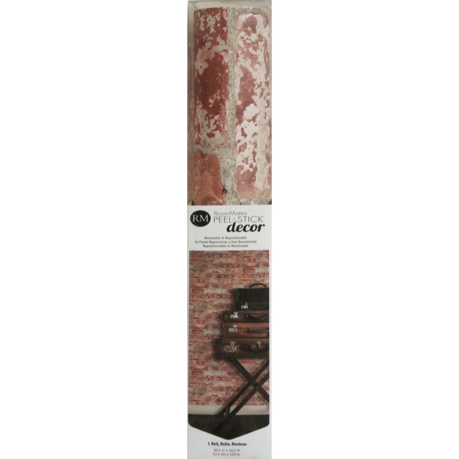Stuccoed Brick P&S Wallpaper - packaging
