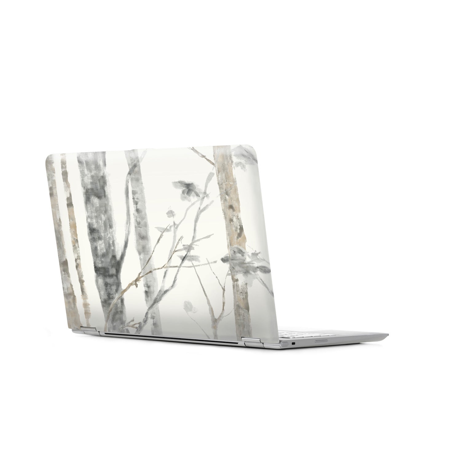 Birch Trees Peel and Stick Wallpaper pattern close-up