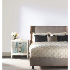 Distressed Wood Peel and Stick Wallpaper in a room setting