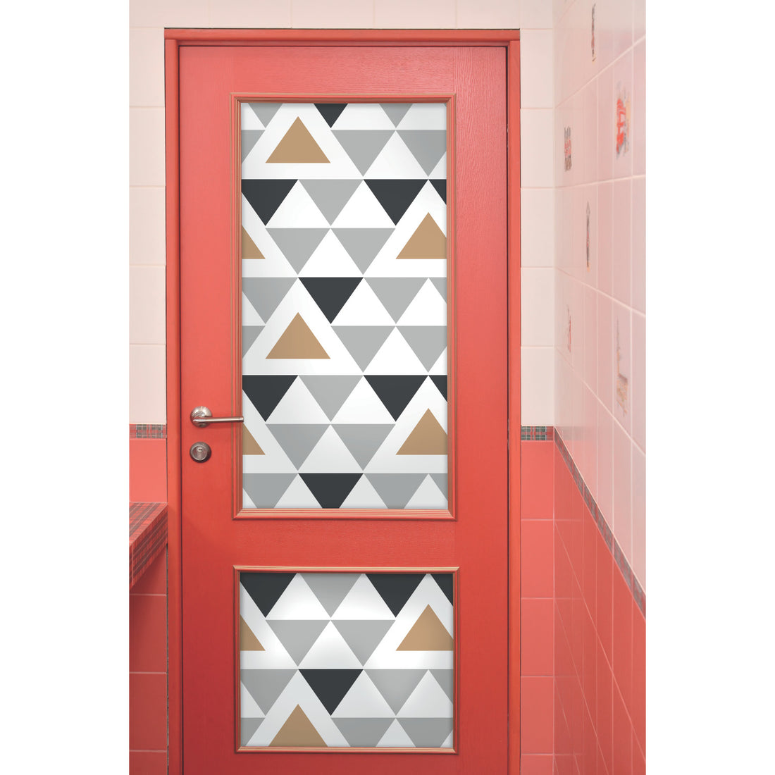 Geometric Triangle Peel and Stick Wallpaper | WallPops