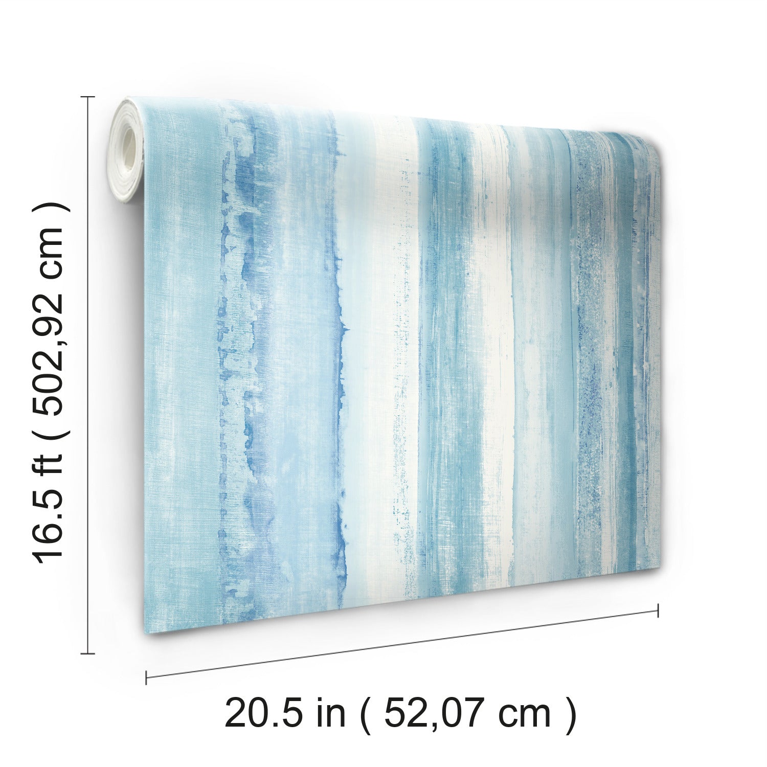 Watercolor Peel and Stick Wallpaper - dimensions