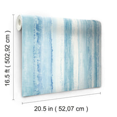 Watercolor Peel and Stick Wallpaper - dimensions